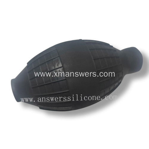 custom molded silicon rubber parts hollow rubber ball